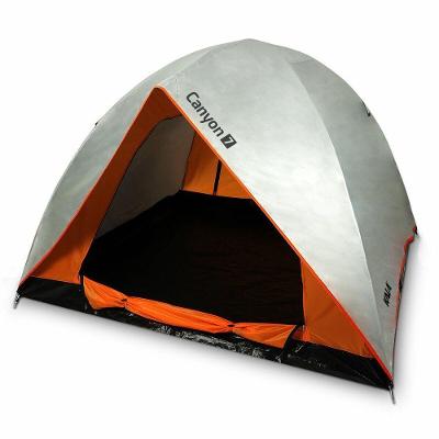 Barraca de Camping Canyon 7 Pessoas Coluna d'Água 1200mm Verde Kala 185x300CM
