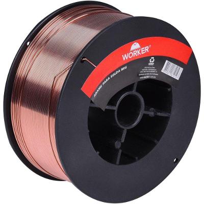 Arame para Solda MIG ER70S-6 Soldas Precisas com Gás Worker 0,8MM 1KG