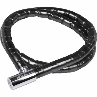 Cadeado de Segurança para Moto 2,5CM X 150CM Aço Reforçado Preto Kala