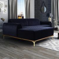 Sofá 6 Lugares Com Chaise Molino 350cm Azul Marinho C-287 - 6