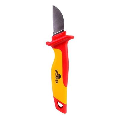 Faca Desencapadora 7.1-2” 50mm EN 60900 Worker com Lâmina de Aço e Cabo Ergonômico Preto