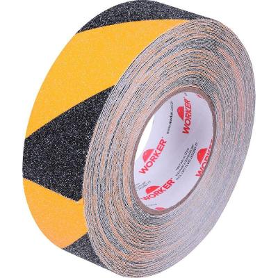 Fita Antiderrapante 50mm 20m com Resistência à Água e Adesão em Superfícies Lisas Amarelo Preto