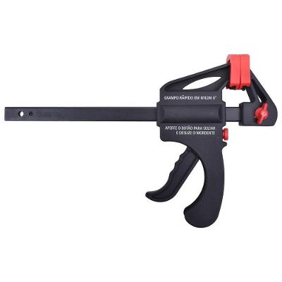 Grampo de Aperto Rápido 6'' 152mm Nylon com Fixação Segura Worker