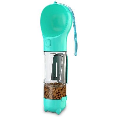 Garrafa para Pets Kala Multifunção 3 em 1 Transparente 300ML 1 Unidade