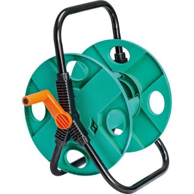 Enrolador de Mangueira Portátil para Mangueiras 1-2 e 5-8 Cinza Kala 45M 35M Bivolt