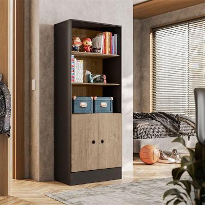 Armário Gamer Organizador 2 Portas 5 Prateleiras MDP 61CM Preto Qmovi