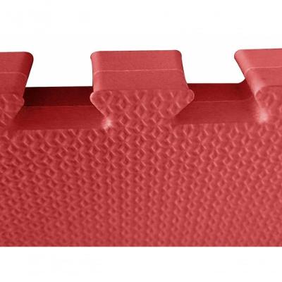 Tatame em EVA com Novo Sistema de Encaixe 2021 para Artes Marciais e Vermelho e Arktus e 50CM