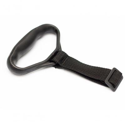 Acessório para Exercícios Físicos Puxador para Faixa Elástica e Tubing Antiderrapante Preto Arktus