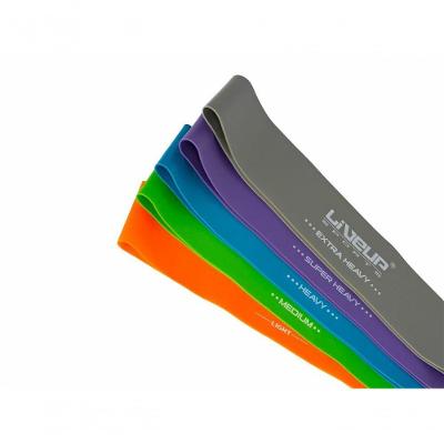 Exercitador Elástico Mini Band Forte para Fortalecimento Muscular e Alongamento Laranja Liveup