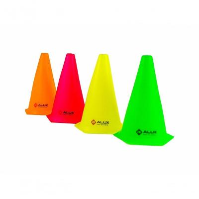 Cone de Agilidade Flexivel para Treino Esportivo Resistente Laranja Alux Pro Sports 23CM