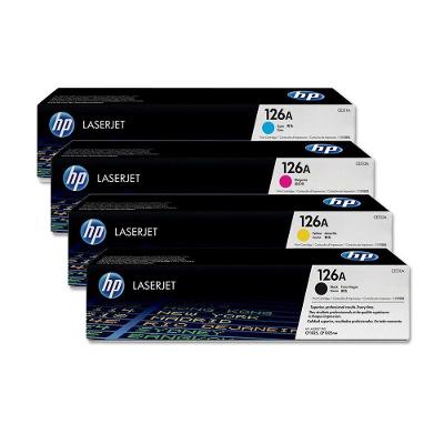 Toner para Impressora 126a Impressão a Laser Original Preto Ciano Magenta e Amarelo HP