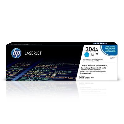 Toner HP CC531A Ciano com Rendimento de 3.500 Páginas para CP2025DN