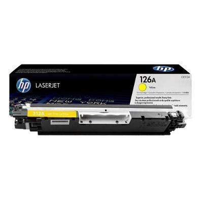 Toner HP 126A Amarelo Original CE312A com 1.200 Páginas para Laserjet