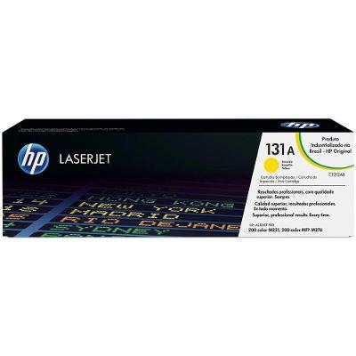 Toner HP CF212A Amarelo para Laserjet Pro 200 com Rendimento de 1800 Impressões