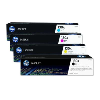 Kit Toner 130a HP Laserjet Original 4 Cores com Tecnologia HP Smart Preto Cf350a