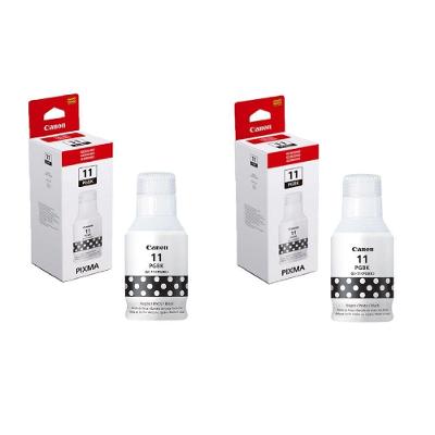 Tinta para Impressora GI-11 com Tinta Pigmentada Preta 2 Unidades Canon