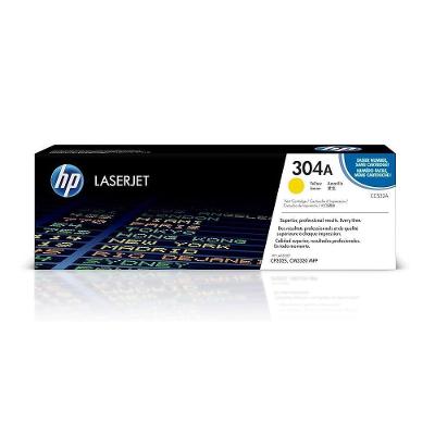 Toner HP CC532A 304A Amarelo Original com Rendimento de 3.500 Páginas