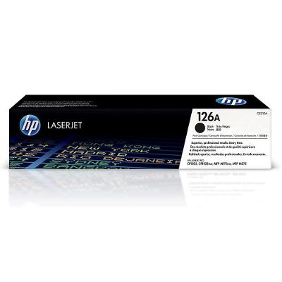 Toner HP 126A Preto com Rendimento de 1200 Páginas CE310A Original
