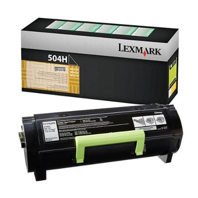Toner 504H 50F4H00 Alto Rendimento 5000 Paginas Preto Lexmark Original para Impressoras MS610 MS410