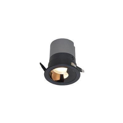 Spot de Embutir Zagle Wall Washer LED Alto IRC 97 Preto Nordecor Iluminação 7W Bivolt
