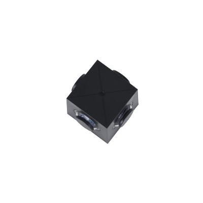Mini Arandela Flou LED IP65 4W Bivolt 2700K Preto Nordecor Iluminação 55 LÚMENS