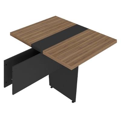 Mesa Módulo Central Modular Y37MC637 Moderno sem Gavetas 83CM Preto Artany
