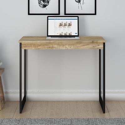 Mesa de Escritório Retangular Econo Industrial sem Gavetas 90CM Preto Compace