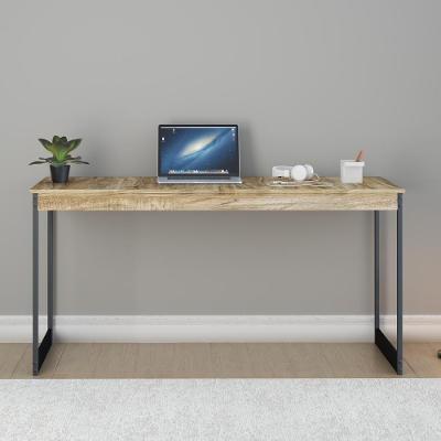 Mesa de Escritório Retangular Econo Industrial MDP 150CM Preto Compace