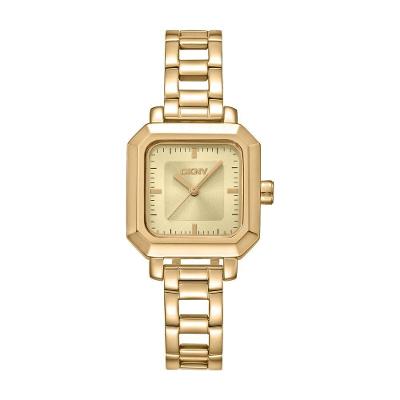 Relógio Feminino Gansevoort Analógico em Aço Inox Dourado Donna Karan