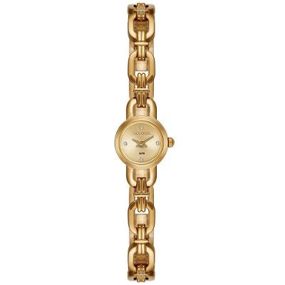 Relógio Feminino Mini Detalhe Cristal Clássico em Metal com Diferencial Dourado Séculus