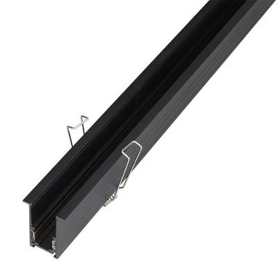 Trilho Eletrificado Magnético 3045 com Abas 1 Metro Preto Gaya Bivolt