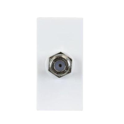 Tomada para Antena TV Coaxial Pial Plus Bivolt sem Placa Branca Pial