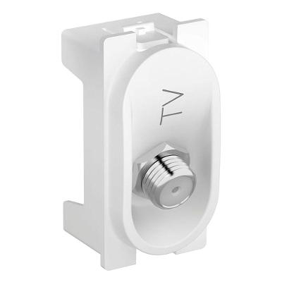 Tomada TV Coaxial 663073 Sinal Estavel Nereya Branco Pial Bivolt