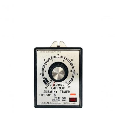 Relé de Tempo Temporizado STP-N 10 Segundos 220V Automático Omron