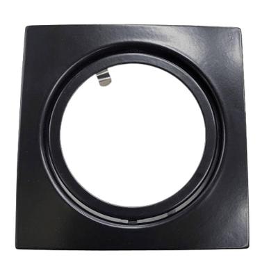 Spot Dicroica Embutir MF:113 Quadrado para Ar 111 Preto Metal Tecnica
