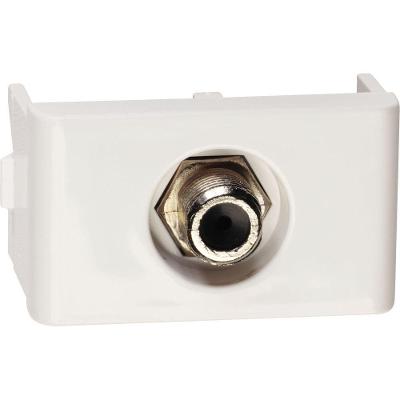 Tomada de TV Decor com Conector F Mecanismo Branco Schneider Electric 23,5CM