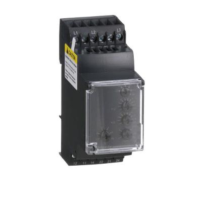Relé de Controle Trifásico RM35TF30 Multifunção 2NAF 220-480VCA Bivolt Schneider Electric 35MM