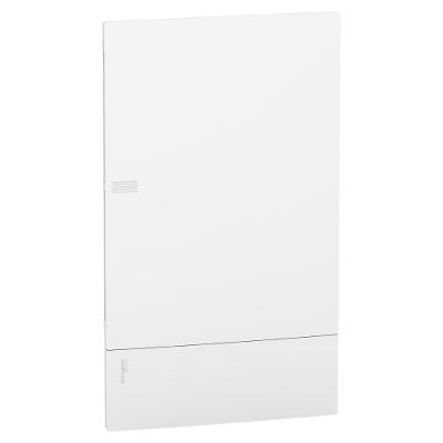 Tampa para Quadro Pragma Mini 3x12 Módulos Porta Opaca Branca Schneider