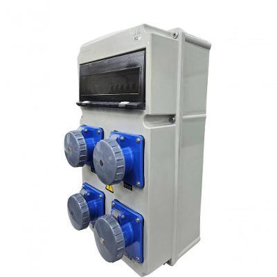 Quadro de Sobrepor com 4 Tomadas Industriais S1812202 IP67 Cinza Steck