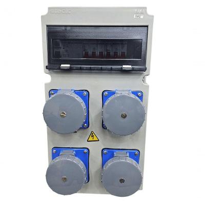 Quadro de Sobrepor com 4 Tomadas Industriais S1812208 com IP67 Bivolt 3P+T 32A Steck