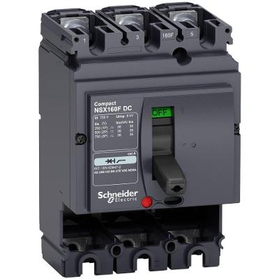 Quadro Básico Compact NSX160F DC para Disjuntor Tripolar 160A 750V CC Icu 36 Ka Schneider 105CM
