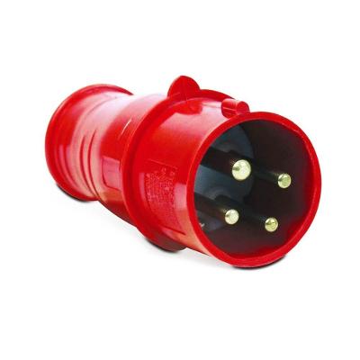 Plugue Industrial N4276 3P+T 32A IP44 380-440V Vermelho Steck