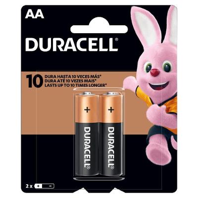 Pilha AA MN1500B2 Longa Duracao 10 Anos Alcalina 1.5V 2 Unidades Duracell