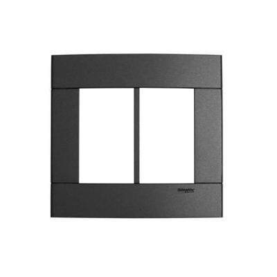 Placa 4x4 para 6 Módulos Decor PRM044468 com Encaixe ABS Branca Schneider Electric