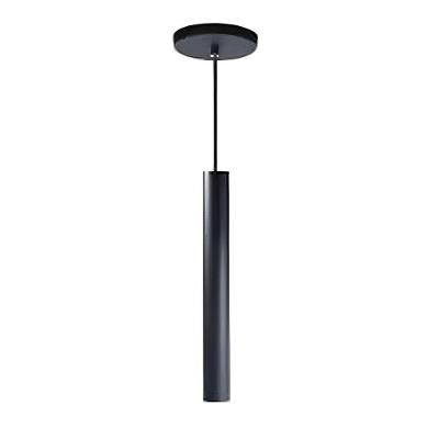 Pendente Tubo 02-50 para Mini Dicroica 3,8x50mm Bivolt Preto Incolustre