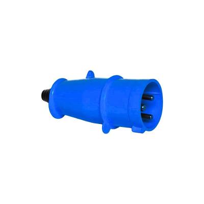 Plugue Industrial Móvel N3076 2P+T IP44 16A 200-250V Azul Steck