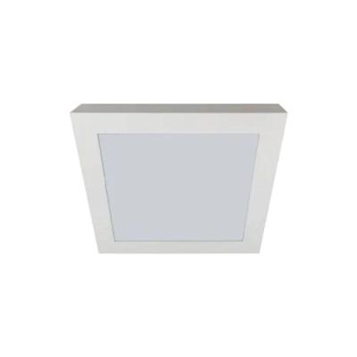 Plafon LED Quadrado Sobrepor 16W Placa Substituível IP20 Branco Romalux
