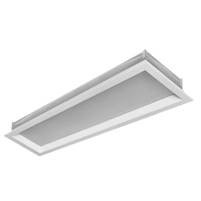 Luminária Fluorescente Newslim com Acrílico Recuado Branco Incolustre 2x20W