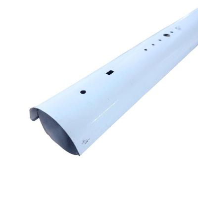 Luminária Fluor Tubular S20 com Tubo 20W e Canopla com Tampa Branco Incolustre