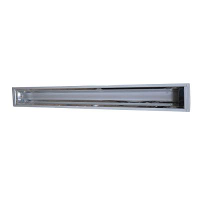 Luminária Fluorescente Embutir Economy Ref.S-1767 1x28W Bivolt Branca Blan Luminarias